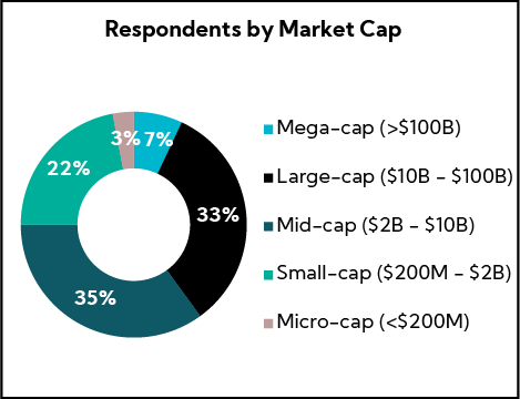 Chart: Respondents by Market Cap