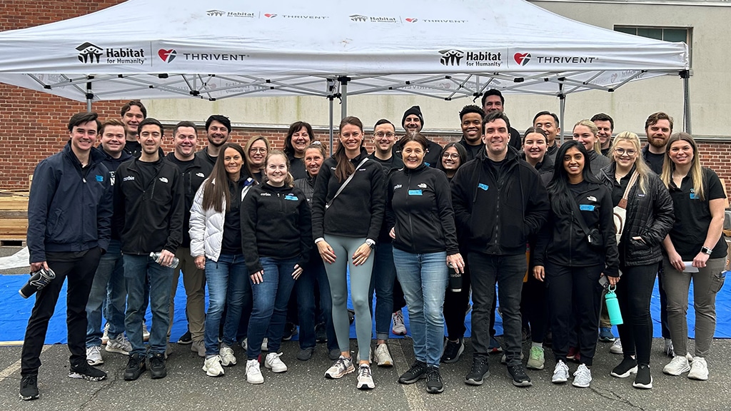 Love, Corbin team at the Habitat for Humanity for Light the Way Day with Founder & CEO Rebecca Corbin