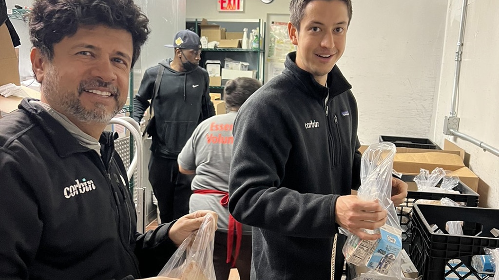 Love, Corbin team at the Habitat for Humanity "Light the Way Day" 2024