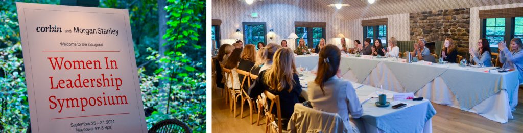 Corbin hosted with Morgan Stanley the inaugural Women in Leadership Symposium