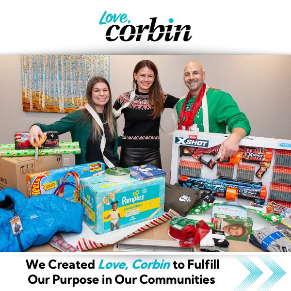Love, Corbin Holiday Donation 2024