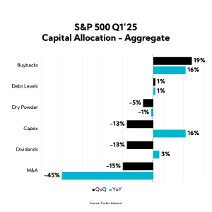 Chart: S&P 500 Q1'25 Capital Allocation - Aggregate