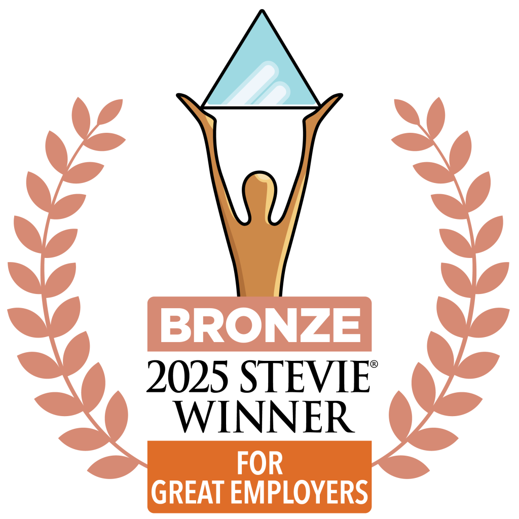 Badge: Bronze 2025 Stevie® Award Winner for Employer of the Year in the Financial Services Industry