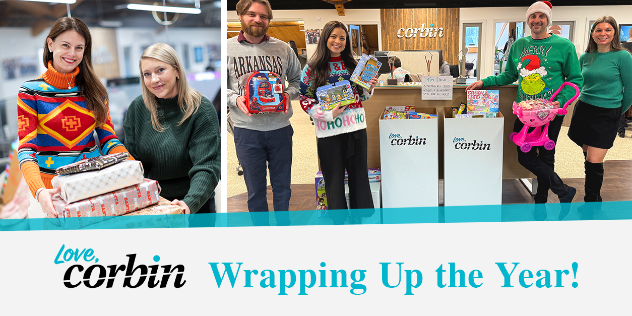 Rebecca Corbin, Founder & CEO of Corbin Advisors at the Love, Corbin 2025 Holiday Toy Drive