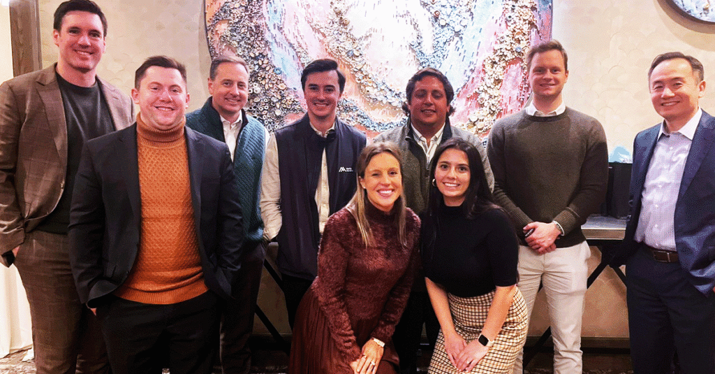 Thang To and the Investor Day Team celebrating the holidays