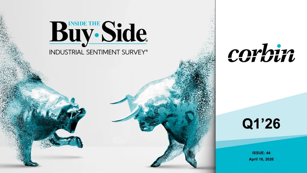 Corbin Advisors Inside The Buy-Side® Industrial Sentiment Survey® Q1'26 Cover
