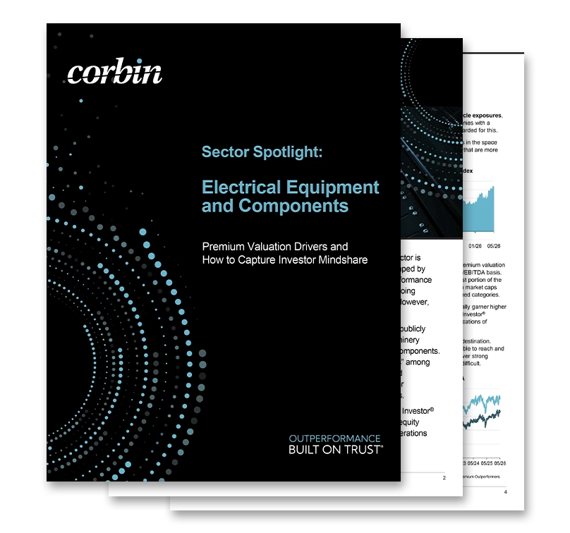 Corbin Advisors: Sector Spotlight: Electrical Equipment and Components